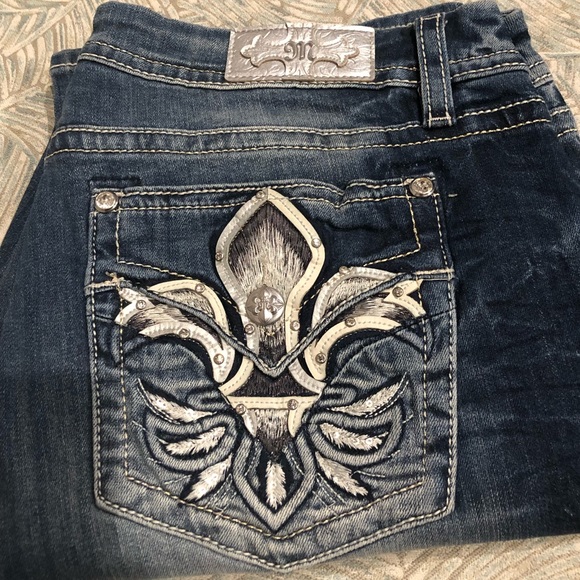 ‼️SOLD‼️ NWT Womens Miss Me Mid-Rise Easy Boot Jeans Size 36 - Picture 8 of 14